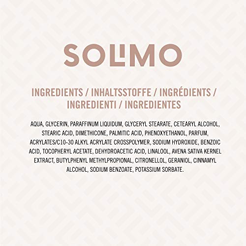 Marca Amazon - Solimo - Loción corporal calmante con extracto de avena (4x500ml)