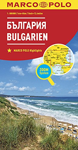 MARCO POLO Länderkarte Bulgarien 1:800 000