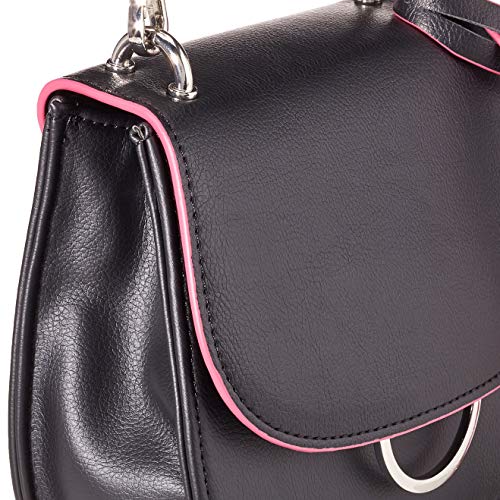 Marco Tozzi 2-2-61012-24 - Bolso de hombro de Sintético Mujer, color Negro, talla 4,5x7x19 cm (B x H x T)