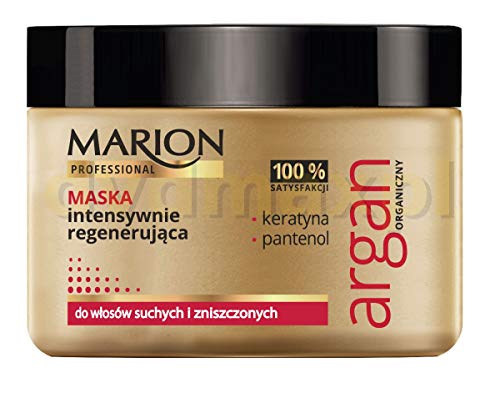 MARION - Máscara de pelo de argán profesional, protección intensiva de color, 450 g