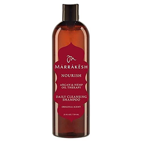 Marrakesh Nourish Daily Cleansing Argan & Hemp Oil Therapy Unisex No profesional Champú 739ml - Champues (Unisex, No profesional, Champú, 739 ml, Hidratante, Nutrición, Nuez de argán)