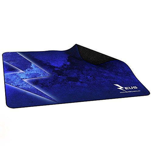 Mars Gaming MMPZE1 - Alfombrilla gaming para PC (base de caucho natural, superficie nanotextil, máxima comodidad y rendimiento), color azul