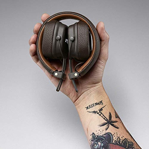 Marshall Major III Auriculares Plegables con Cable, Marrón