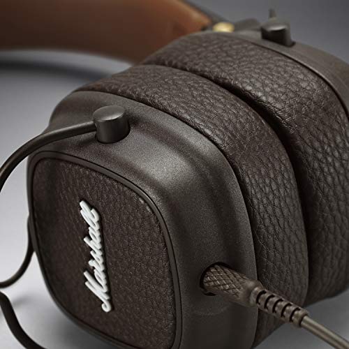 Marshall Major III Auriculares Plegables con Cable, Marrón