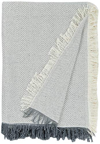Martina Home Espiga - Foulard Multiusos, Crudo Gris, 230 x 260 cm, tela