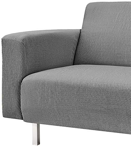 Martina Home Tunez - Funda elástica para sofá, Gris, 4 Plazas (240-270 cm)