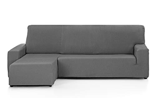 Martina Home Tunez Funda Sofá para Chaise Longue, Tela, Gris, Brazo izquierdo corto