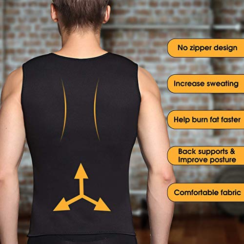 Martiount Chaleco Moldeador de Peso para Pérdida de Peso para Hombre, Formación de Músculos, Resistencia Cardiovascular y Fortaleza Medular 2XL