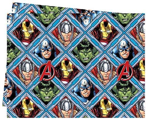 Marvel Avengers Assemble Party Vajilla Platos Tazas Servilletas Mantel Gratis Globos Marco de Fotos de latón-16 Invitados