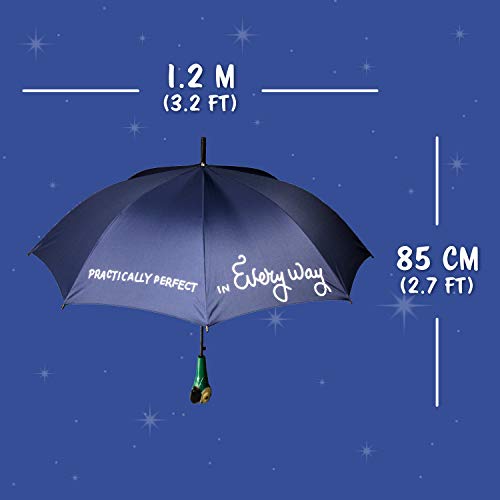 Mary Poppins 2019 Paraguas clásico, 95 cm, Azul Oscuro