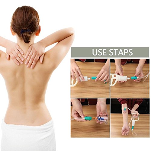 Masaje Ventosa 24 Copa de Vacio Anticelulitico Spa Ahuecamiento masajeador vacio de cuerpo espalda cuello músculos para Alivio dolor de Recuperación de Lesión Tonificación Cuidado de Belleza