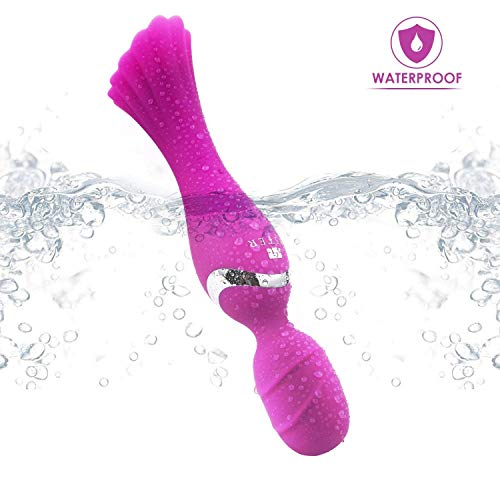 Masajeador, 10 Modos de Masaje, Doble Motor, Recargables