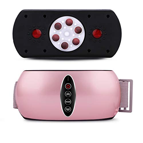 Masajeador Abdominal con Calefacción, Tratamiento De Adelgazamiento del Cuerpo, Alivio del Dolor Y Prevención De Lesiones, Fisioterapia Eléctrica, Masajeador De Vientre,Pink