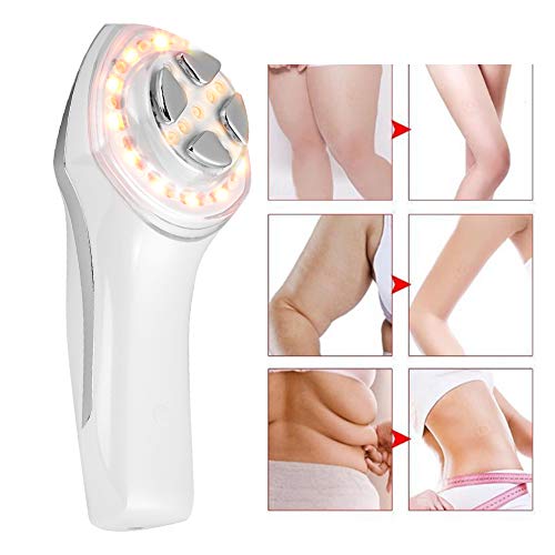 Masajeador adelgazante, terapia de luz LED Máquina facial ultrasónica Máquina de conformado facial V Vibración eléctrica EMS Dispositivo de quema de grasa Máquina de belleza Lifting facial(YO)