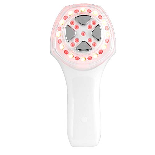 Masajeador adelgazante, terapia de luz LED Máquina facial ultrasónica Máquina de conformado facial V Vibración eléctrica EMS Dispositivo de quema de grasa Máquina de belleza Lifting facial(YO)