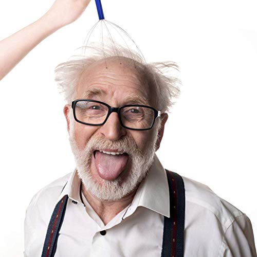 Masajeador Cabeza Masajeador del Cuero Cabelludo para Masaje Cuello Espalda Brazo para Relajarse (Pack de 2, colores al azar) - Cosquilleo de cabeza - Head Scratcher