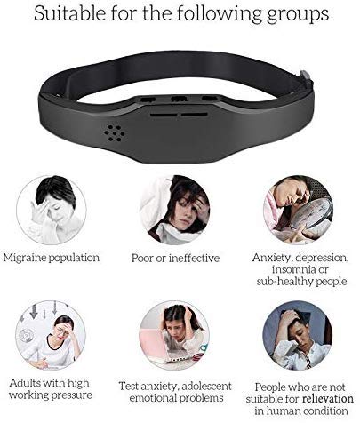 Masajeador de cabeza, Instrumento para dormir, Masajeador de cabeza eléctrico, Instrumento de masaje para dormir Tratar el insomnio, Aliviar el dolor de cabeza Aparato relajante