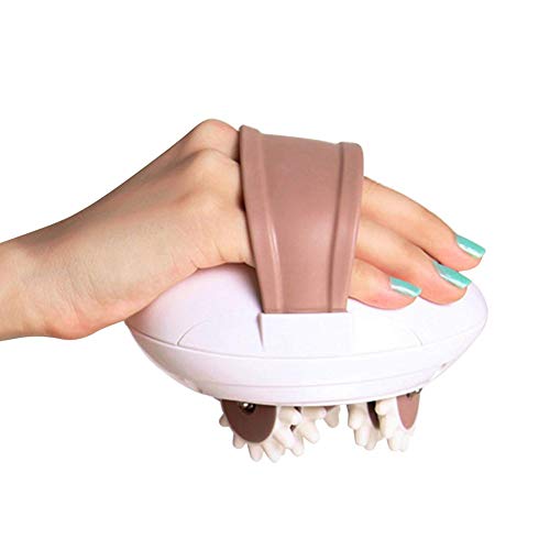 Masajeador de Celulitis, Masajeador de Cuerpo Completo de Mano Eliminador de Grasa eléctrico 3D Masajeador Giratorio Adelgazante Máquina de Rodillos para Cara Brazo Mano Cuello Pie Muslos y Trasero