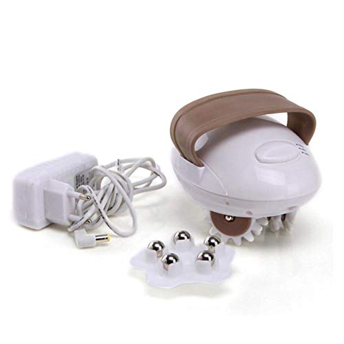 Masajeador de Celulitis, Masajeador de Cuerpo Completo de Mano Eliminador de Grasa eléctrico 3D Masajeador Giratorio Adelgazante Máquina de Rodillos para Cara Brazo Mano Cuello Pie Muslos y Trasero