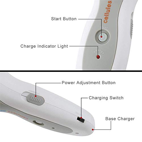 Masajeador de cuerpo eléctrico Latas de vacío Celulitis Ventosa Dispositivo de cuidado de la salud - Tratamiento reafirmante Rodillo de masaje
