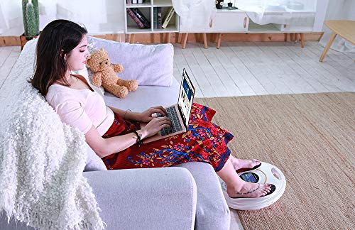 Masajeador de Pie, Masajeador Eléctrico Multifuncional con 25 Modos y 99 Intensidades Control Remoto Cronometrado para Promover la Circulación Sanguínea y Aliviar los Dolores de Piernas y Pies