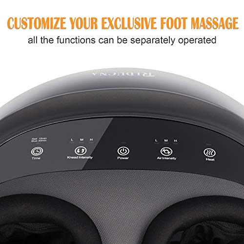 Masajeador de Pies Masaje Shiatsu con Calor Infrarrojo, Rodillos y Compresión de Aire Para Aliviar La Fatiga - Casa Oficina Uso