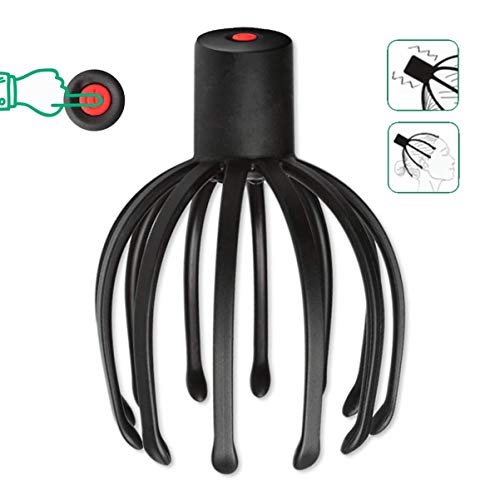 Masajeador Del Cuero Cabelludo, Masajeador Del Cuero Cabelludo Eléctrico Con 2 Modos De Vibración Y Función De Apagado Automático, Masajeador De Cabeza Recargable Usb Manos Libres Para Relajación Prof