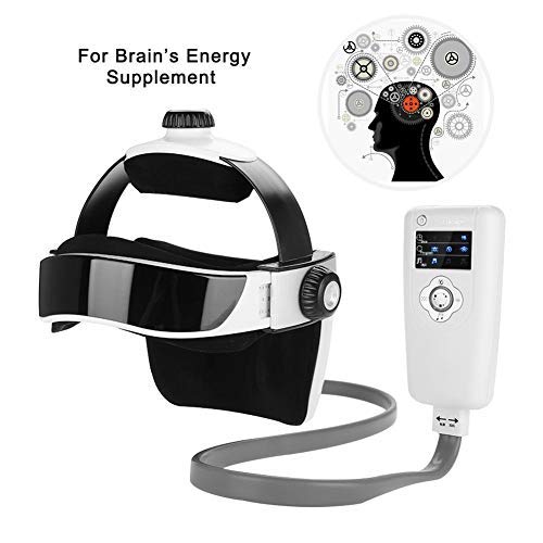 Masajeador eléctrico de la cabeza, multi-direccional de la vibración neumática inteligente con sendación de presión como dedos, masaje de relajación con música relajante, masajedor de casco