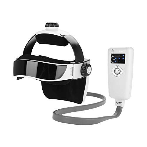 Masajeador eléctrico de la cabeza, multi-direccional de la vibración neumática inteligente con sendación de presión como dedos, masaje de relajación con música relajante, masajedor de casco