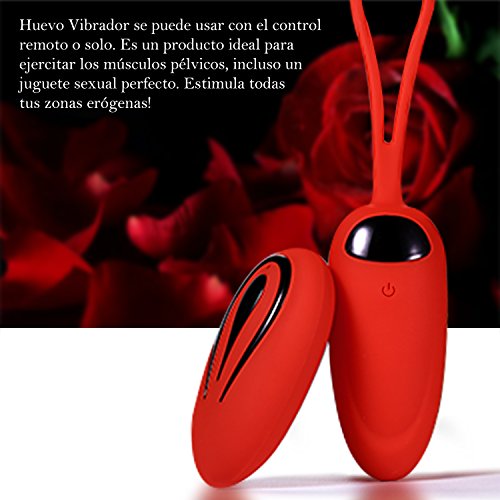 Masajeador para Mujer, 12 Modos de Frecuencia Inalámbrico Control Remoto, Silicona Suave, Impermeable, Carga USB