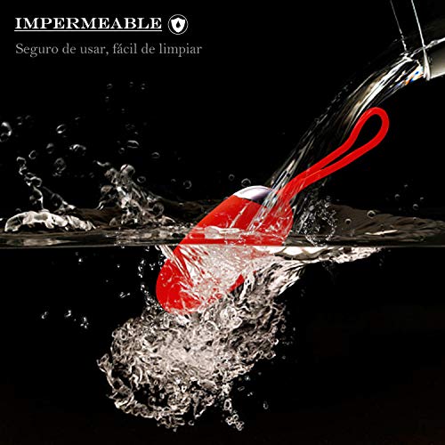 Masajeador Portátil, 12 Modos de Frecuencia, Impermeable, Carga USB, Silencioso