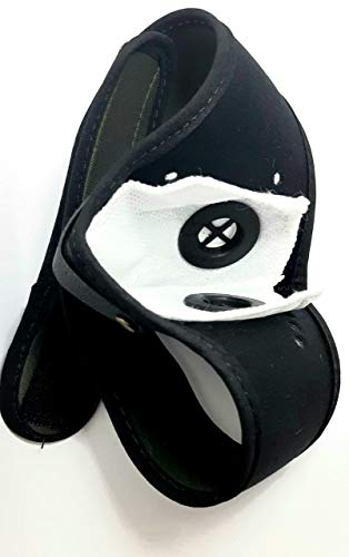 Mascara Bicicleta contaminacion mascarilla anticontaminacion La Cara de la máscara Máscara de Ciclo anticontaminación Ciclismo Cara máscara Black,Freesize