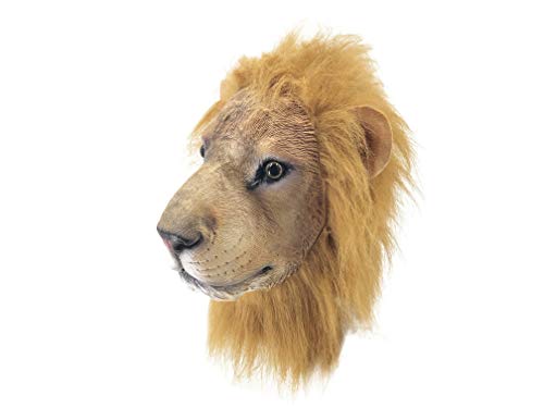 Máscara de rey león africano con diseño de animales para eventos y fiestas