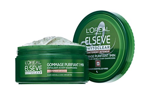 Máscara exfoliante elsève phytoclear, Purificante, 1 minute, pre champú, 150 ml, juego de 4