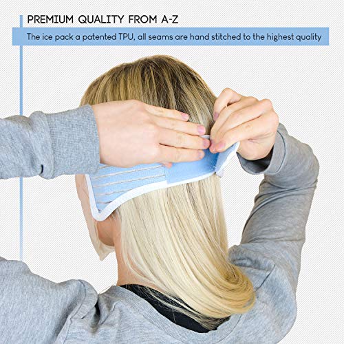 Máscara Facial de refrigeración Paquete de Gel para Dolores de Cabeza, para la Piel, el sueño y Paquete de Hielo para Ojos hinchados de Magic Gel