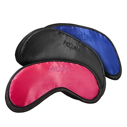 Máscara para dormir con almohada para enfriar los ojos Gafas para dormir con banda de goma ajustable y sensación de seda La almohada para enfriar ayuda con las migrañas (Rojo)