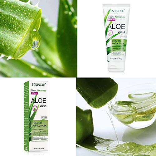 Mascarilla Exfoliante Facial, Peel Off Máscara, Máscara de Espinillas, Máscara Facial de Aloe Vera, Antiarrugas Mascarillas, Hidratar Piel, Eliminar Puntos Negros, Acné - 100ml
