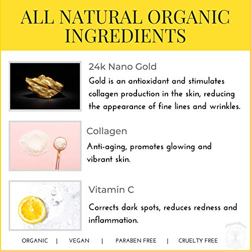 Mascarilla Facial Dorada- Mascarillas faciales en láminas de hidrogel premium para el cuidado y la belleza de la piel, hidratantes y antienvejecimiento