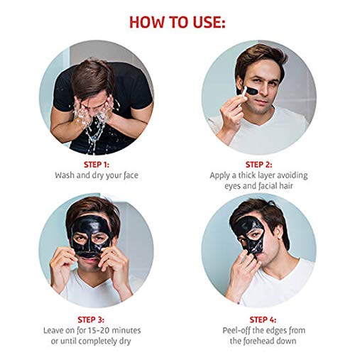 Mascarilla facial hidratante de alginato en polvo, removedor de espinillas Mascarilla puntos negros Mascarilla Vegan, sin aclarado, exfoliante 200 g (Máscara caliente de Caviar Sauna facial)