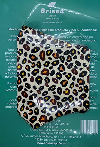 Mascarilla higiénica homologada UNE 0065 mujer con filtro fijo lavable_marca: Brissa España