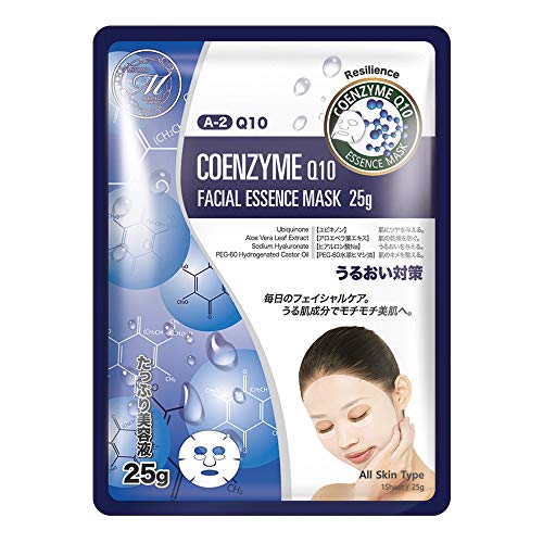 Mascarilla MITOMO con coenzima Q10 de Japón - 10 piezas