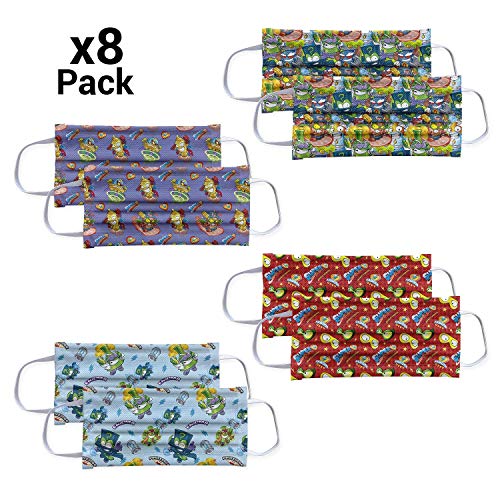 Mascarillas para niños Higienizantes Reutilizables con licencia - 10 lavados - Fabricadas en España (6-9 años, Superzings)