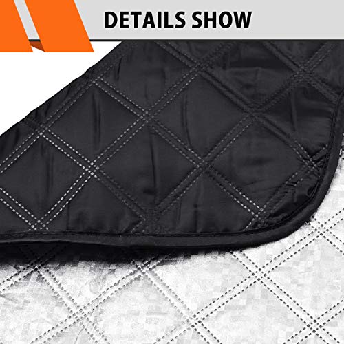 MATCC Protector de Parabrisas Cubierta de Nieve y de Sol Antihielo Funda de Parabrisa Universal para Coche