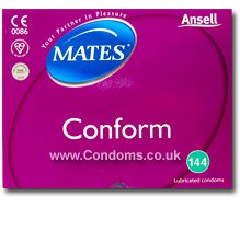 Mates - Condones Conform, Pack de 144