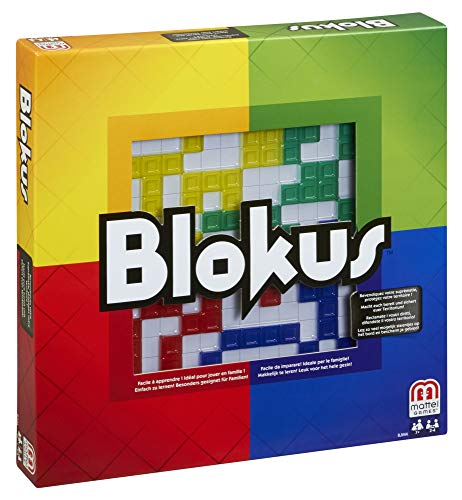 Mattel Games Blokus Refresh, juego de estrategia para niños +7 años (Mattel BJV44)