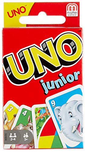 Mattel Games UNO Junior, juegos de mesa para niños, 3-10 años (Mattel 52456)