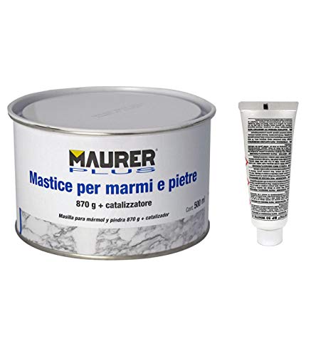 MAURER 14075010 Masilla Para Marmol 500 ml. con endurecedor