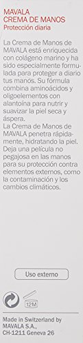 Mavala Crema de Manos Hidrante Protección Diaria con Colágeno | Formulada para Manos Secas o Dañadas, 50 ml
