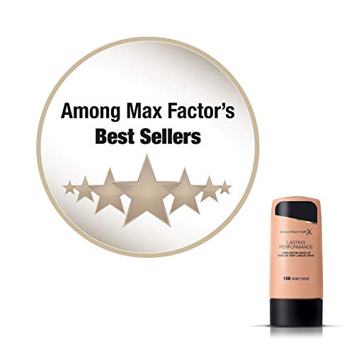 Max Factor Lasting Performance Base de Maquillaje Líquida Tono 108 Honey Beige - 35 ml (el paquete puede variar)
