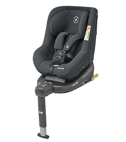 Maxi-Cosi Beryl Silla coche isofix Grupo 0+/1/2, contramarcha y reclinable, crece con el niño desde nacimiento hasta 7 años, color essential graphite